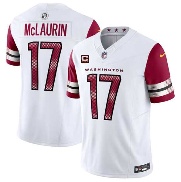 Men & Women & Youth Washington Commanders #17 Terry McLaurin White 2023 F.U.S.E. With 4-Star C Patch Vapor Limited Jersey->tennessee titans->NFL Jersey